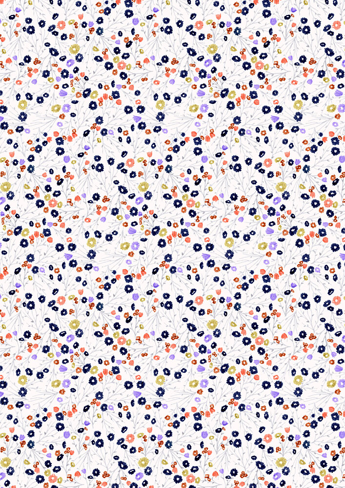 Delicate Floral Scatter art print by Julie Lesouef for $57.95 CAD