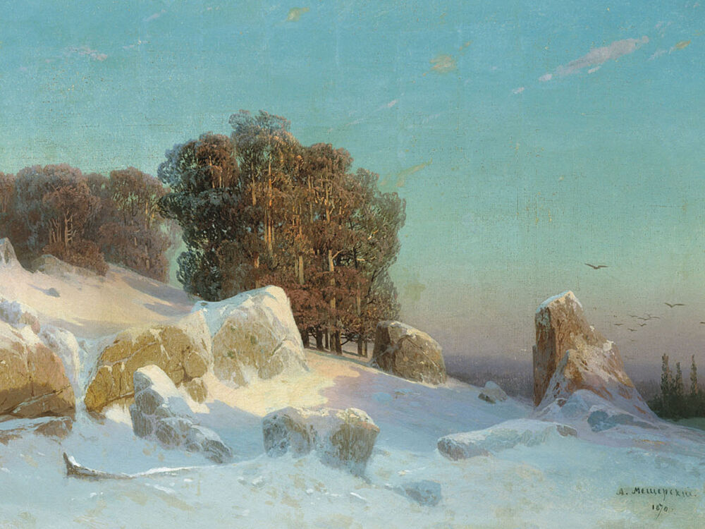 Winter Morning Sunlight art print by Jolly and Dash for $57.95 CAD