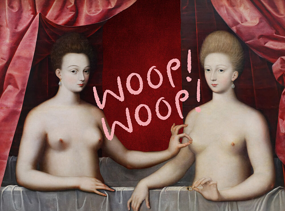 Playful Classical Nudes art print by Marja van den Hurk for $57.95 CAD
