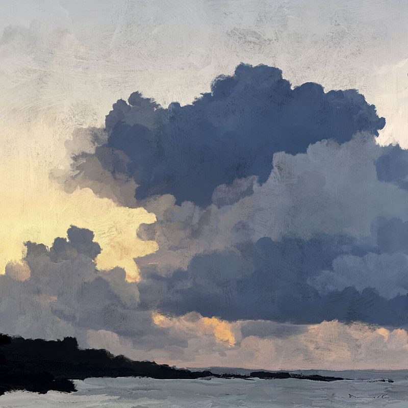 Porthmeor Sunset art print by Dan Hobday for $57.95 CAD