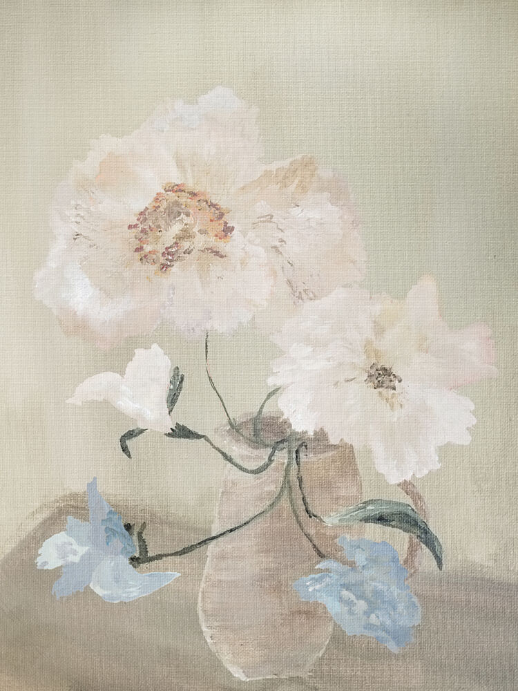 Delicate Floral Still Life art print by Emily Tingey for $57.95 CAD