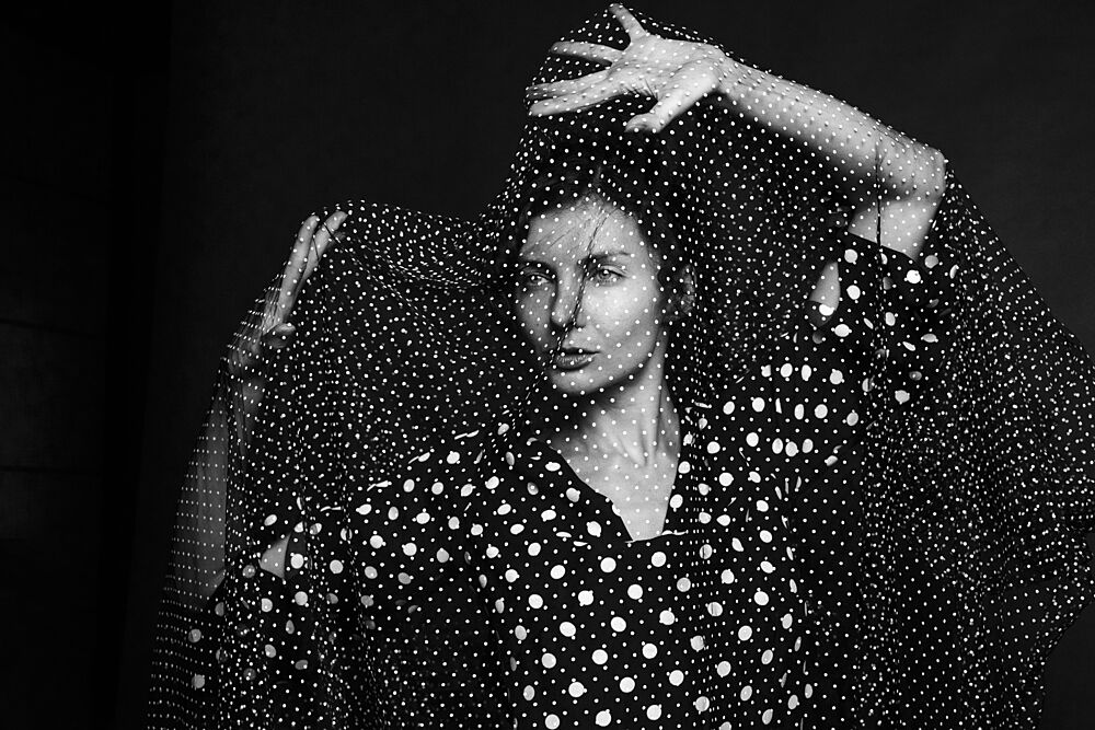 Elegant Polka Dot Style art print by Shuki Laufer for $57.95 CAD