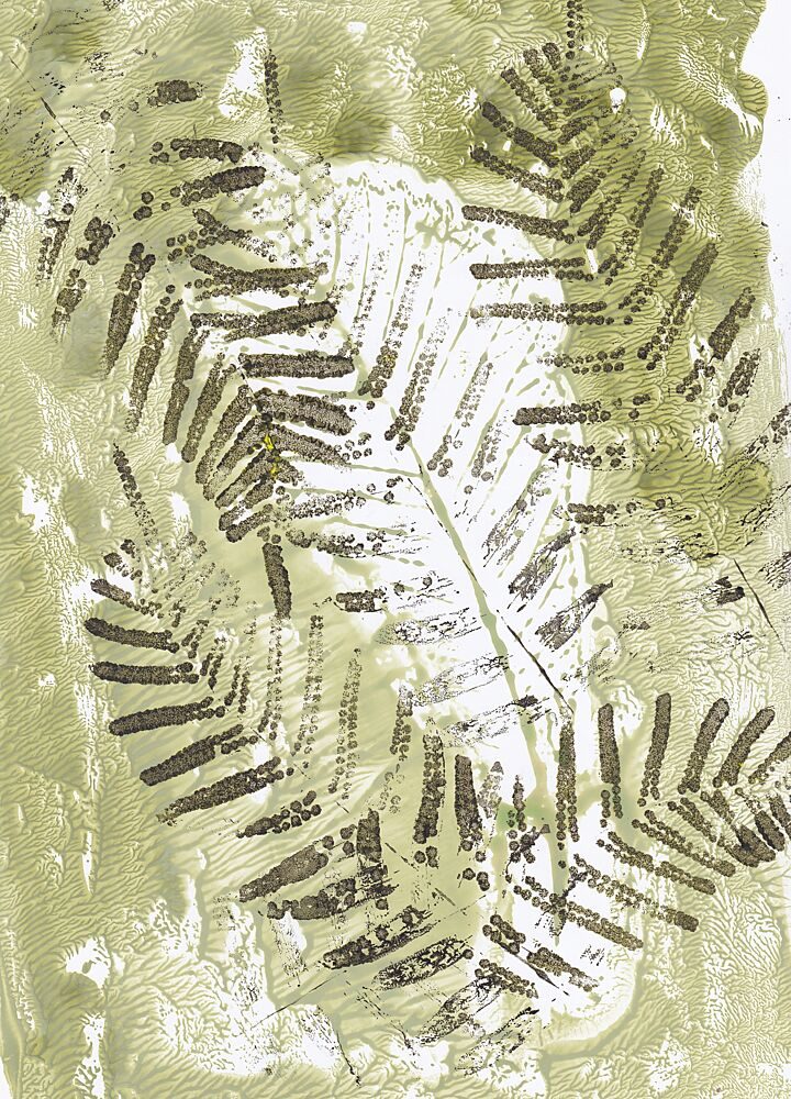 Green Fern Impressions art print by Maira Ribena for $57.95 CAD