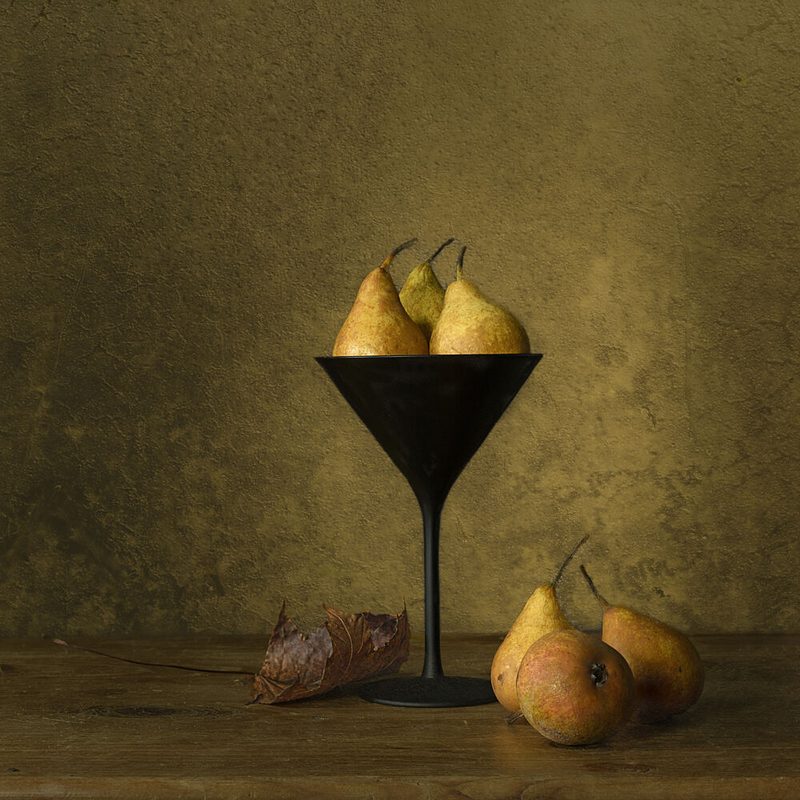 Moody Golden Pears art print by Monique van Velzen for $57.95 CAD