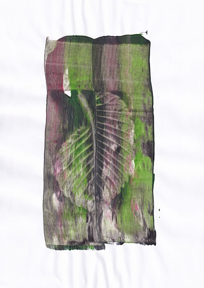 Earthy Leaf Impression art print by Maira Ribena for $57.95 CAD