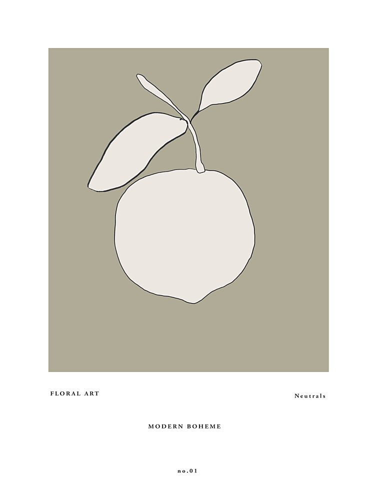 Minimalist Citrus art print by Treechild for $57.95 CAD