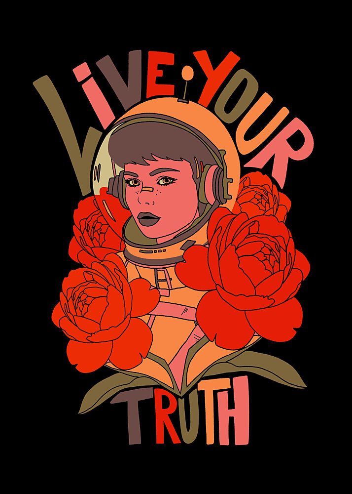 Empowered Space Bloom art print by Stephen Wade for $57.95 CAD