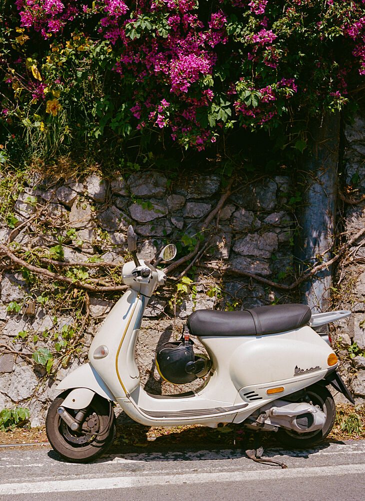 Sunny Italian Vespa art print by Bethany Young for $57.95 CAD