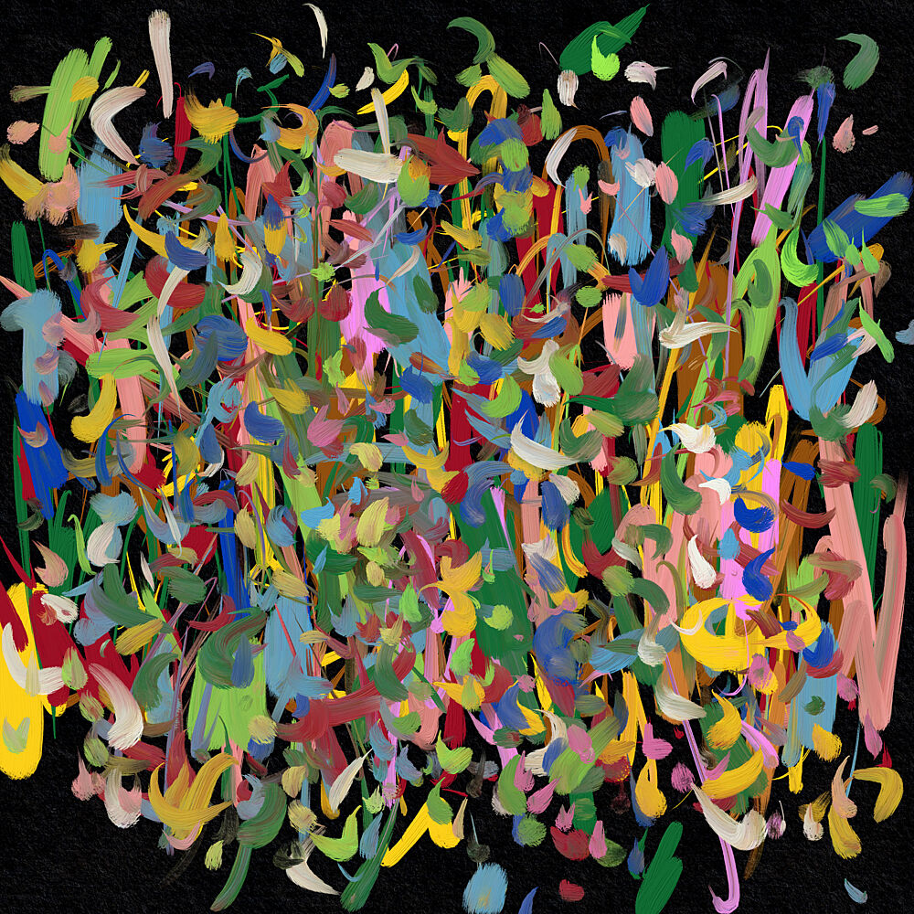 Vibrant Color Explosion art print by Cesare Bellassai Art for $57.95 CAD