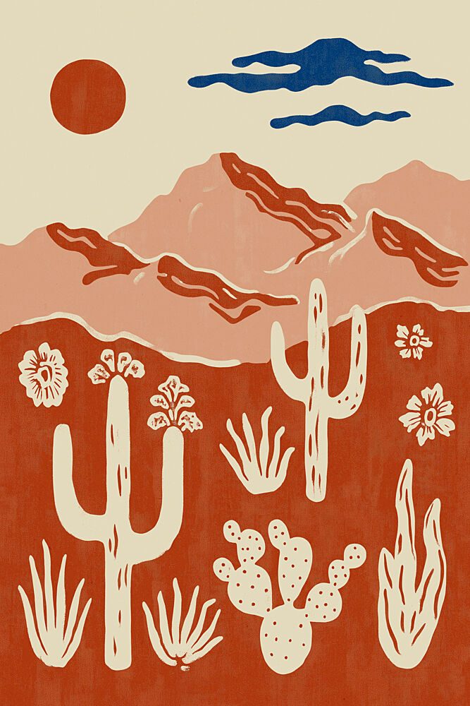 Desert Heat art print by Treechild for $57.95 CAD