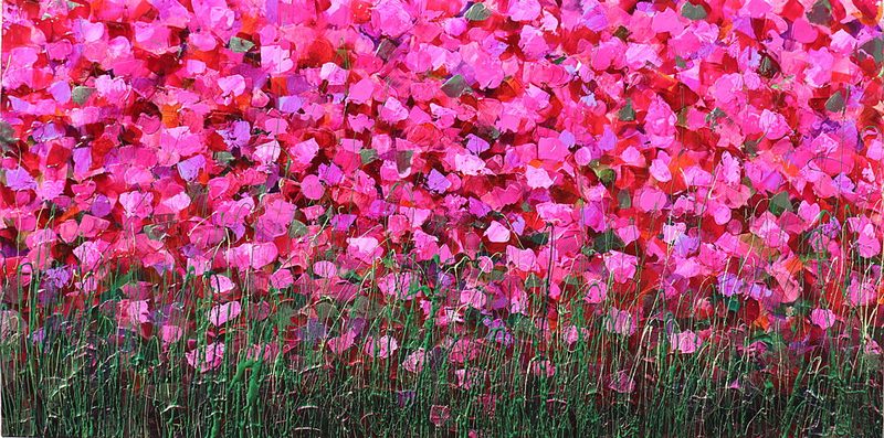 Vibrant Pink Blooms art print by Donatella Marraoni for $57.95 CAD