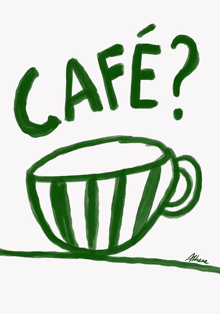 Cafe? art print by Athene Fritsch for $57.95 CAD