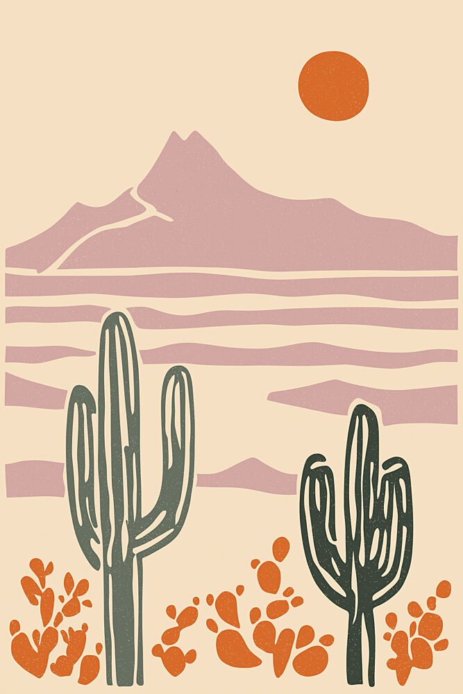 Desertheatno02 art print by Treechild for $57.95 CAD