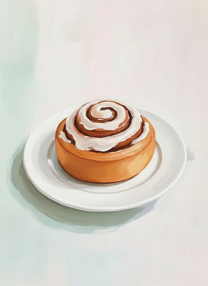 Sweet Cinnamon Roll art print by Neetesh Kumar for $57.95 CAD