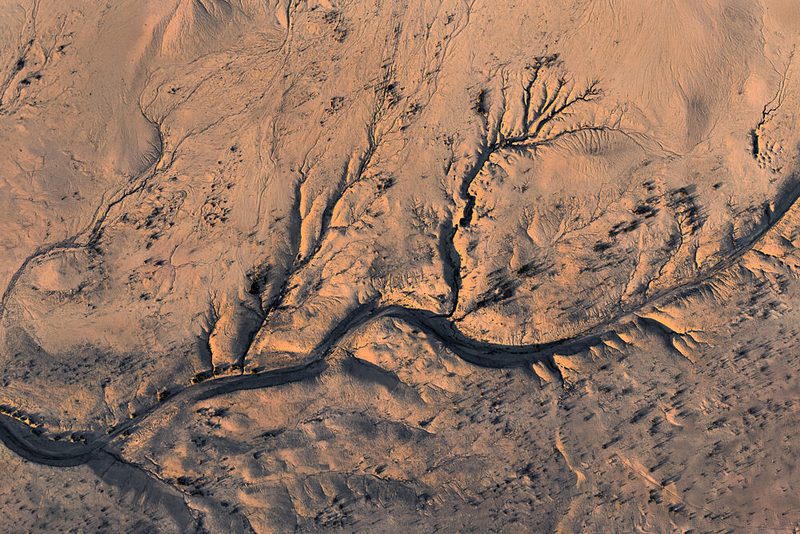 Abstract Desert Landscape art print by John Fan for $57.95 CAD