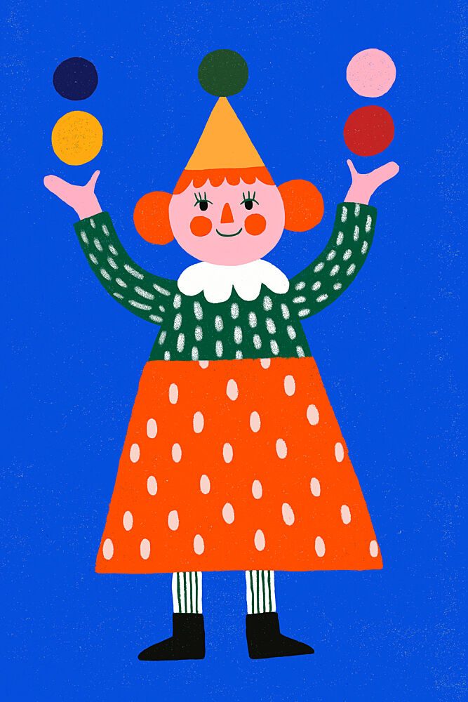 Circus Girl art print by Treechild for $57.95 CAD