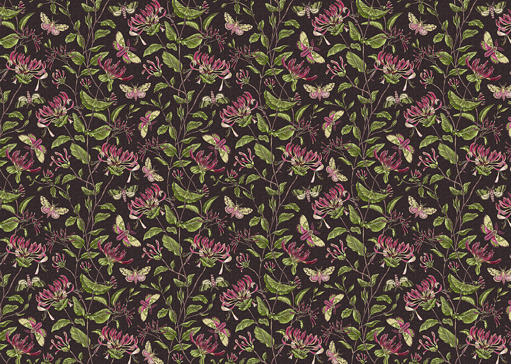 Dark Honeysuckle Garden art print by Olena Kovalova for $57.95 CAD