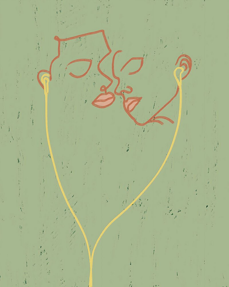 Connected Through Music art print by Uma Gokhale for $57.95 CAD