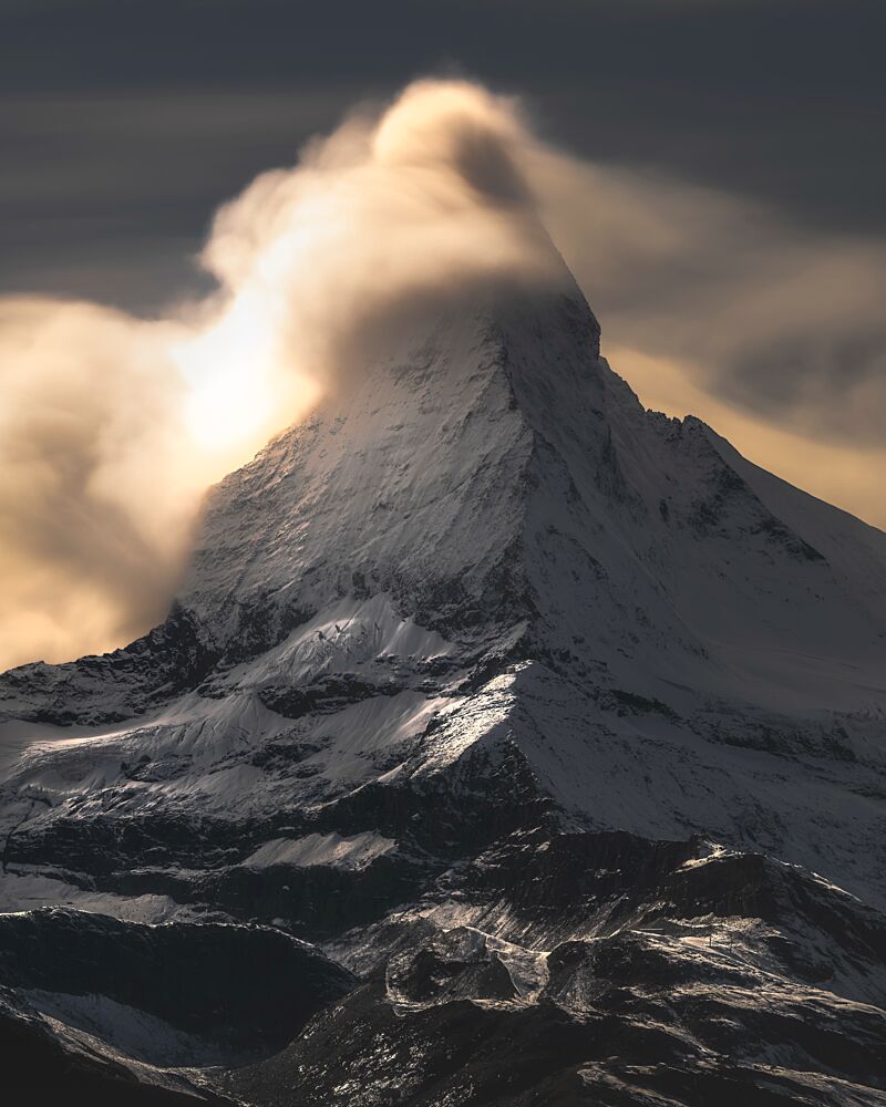 Majestic Mountain Golden Light art print by Baldea Victor-Emilian for $57.95 CAD