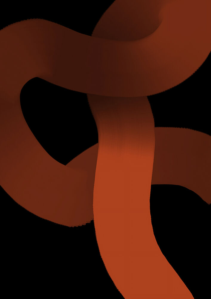 Rich Brown Abstract Flow art print by Cesare Bellassai Art for $57.95 CAD
