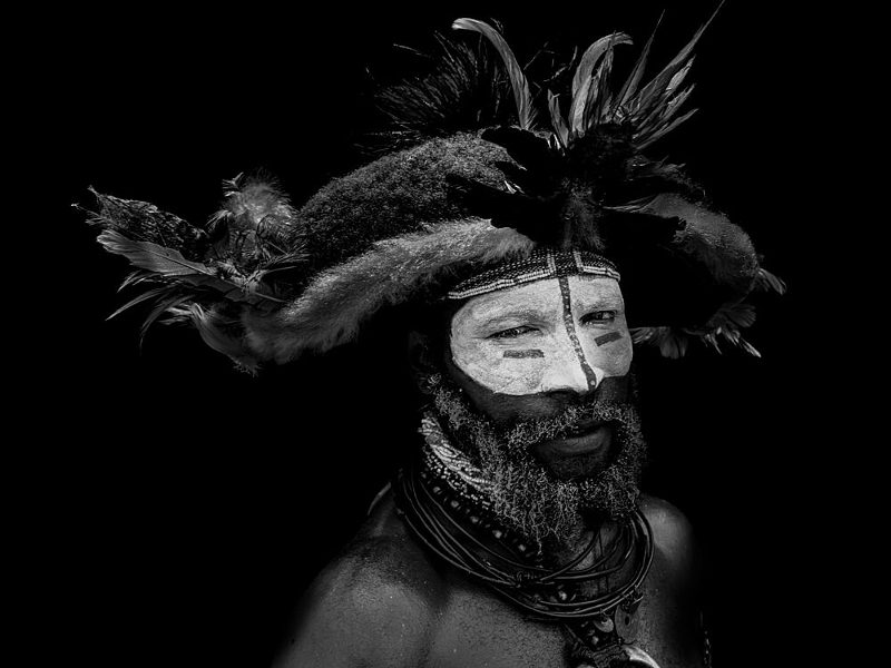 Powerful Tribal Portrait art print by Adi Prasetijo for $57.95 CAD