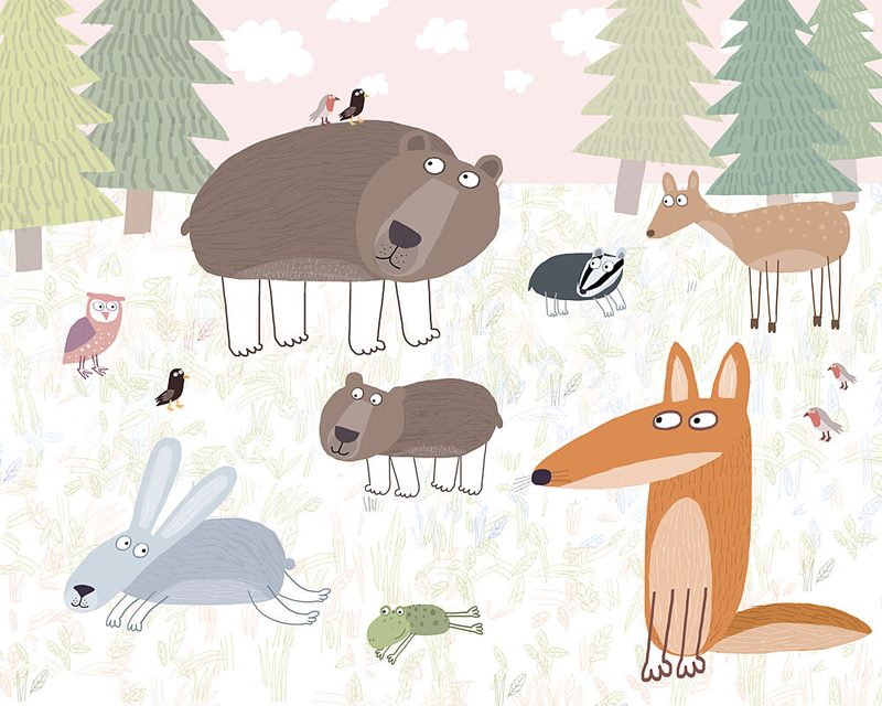 Forest Animal Friends art print by Carla Daly for $57.95 CAD