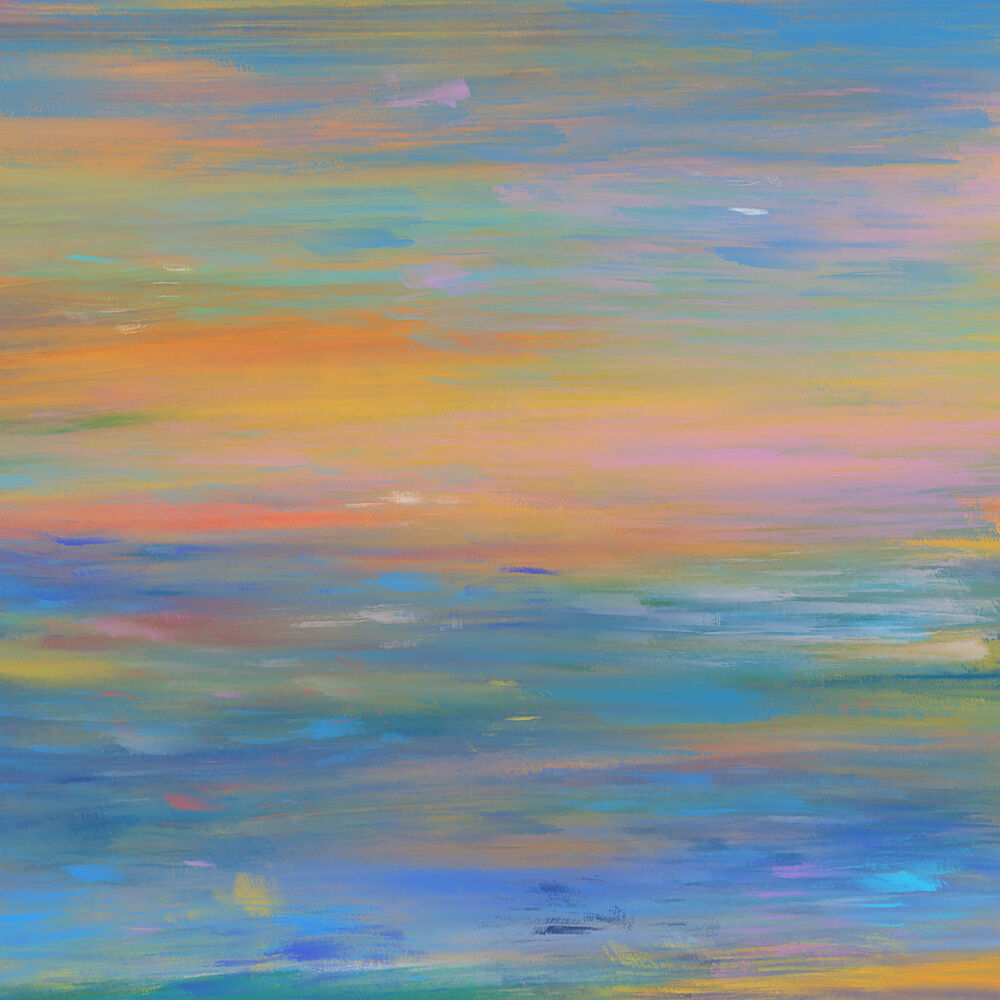 Vibrant Horizon Dream art print by Cesare Bellassai Art for $57.95 CAD