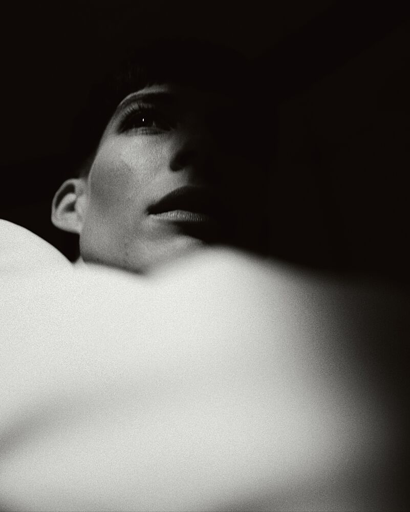 Pensive Face in Shadow art print by Steffen Lauterbach for $57.95 CAD