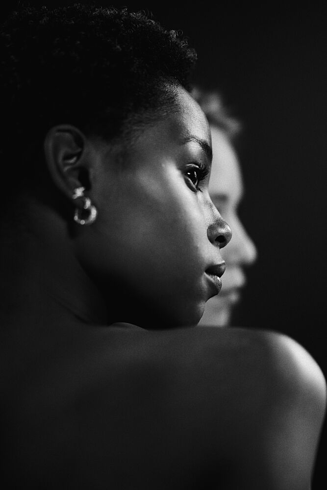 Thoughtful Black Woman art print by Steffen Lauterbach for $57.95 CAD