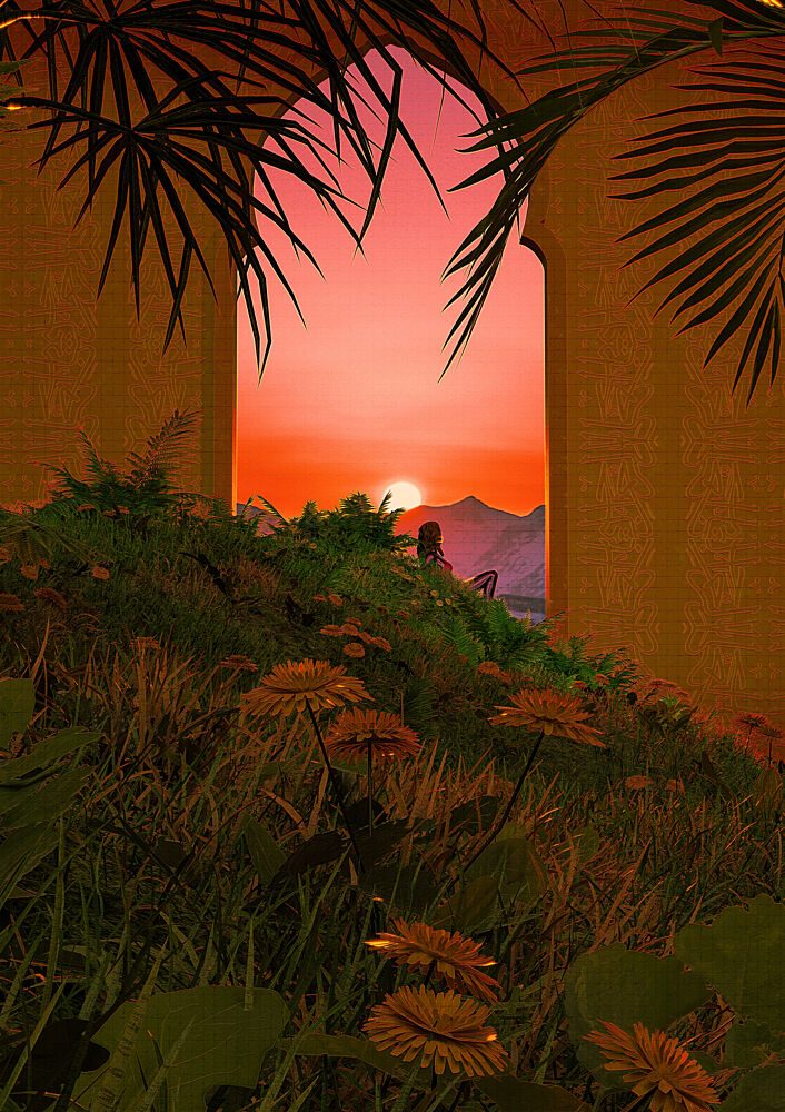 Golden Hour Archway View art print by CosmoZach for $57.95 CAD
