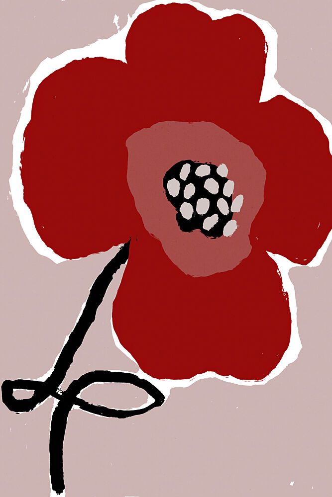 Wildpoppy art print by Treechild for $57.95 CAD