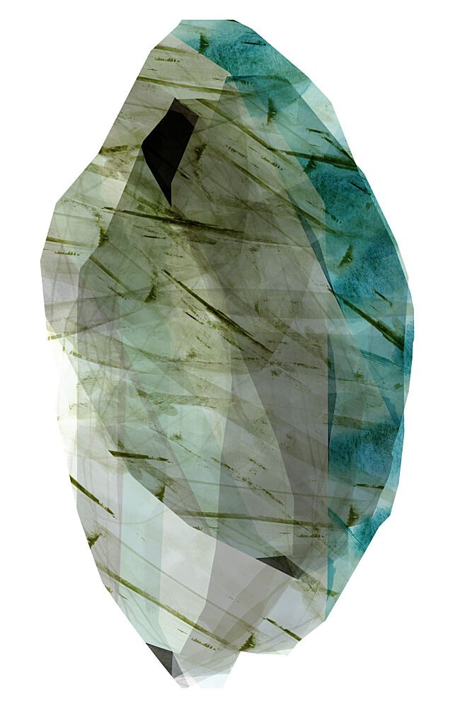 Abstract Crystal Form art print by Cartissi for $57.95 CAD