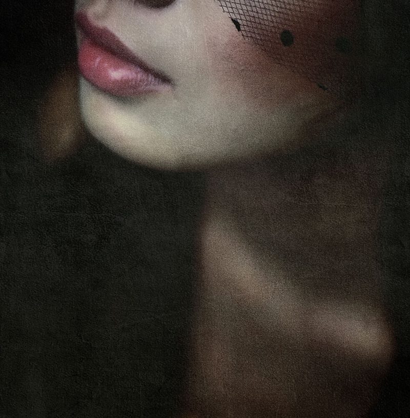 Veiled Red Lips art print by Hari Sulistiawan for $57.95 CAD