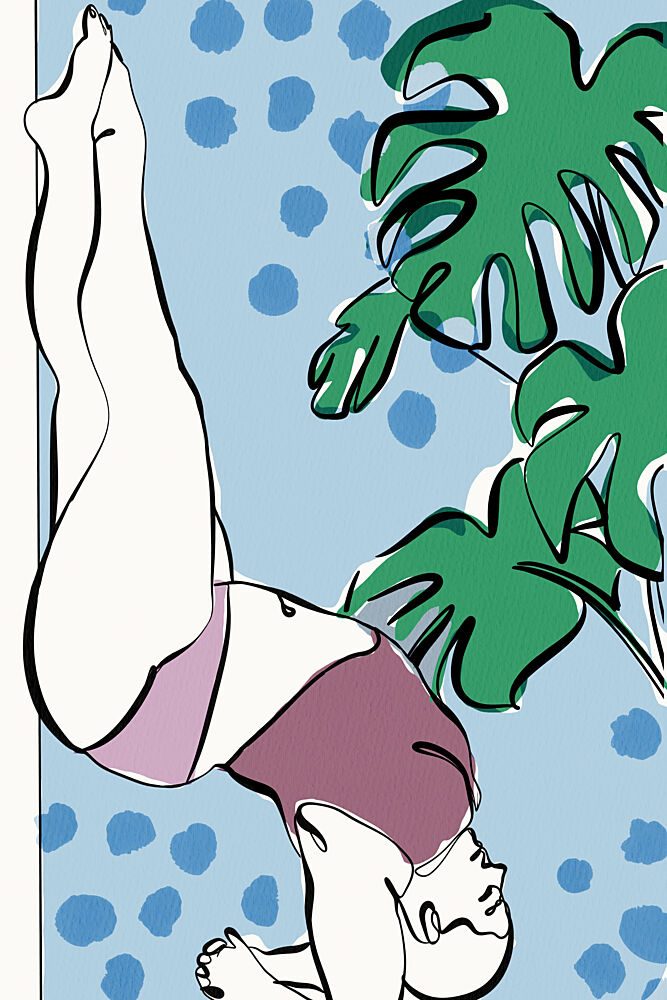 Calm Stretch art print by Treechild for $57.95 CAD