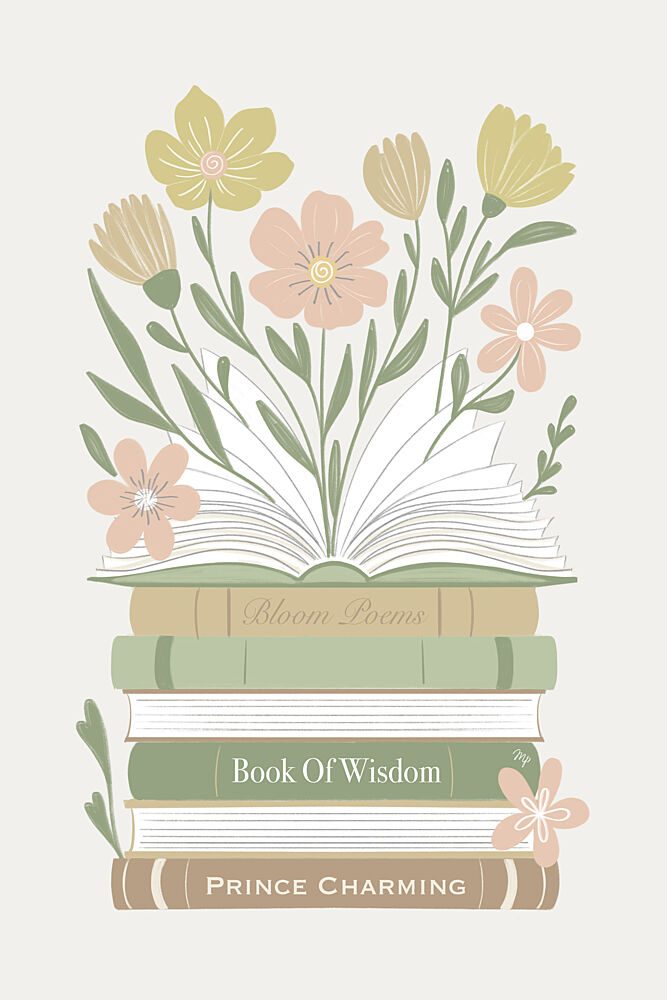 Blooming Books art print by Martina for $57.95 CAD
