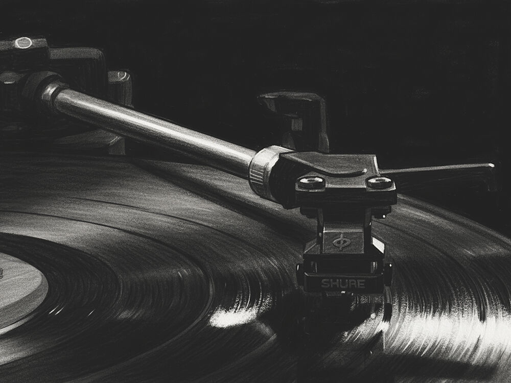 Vintage Record Player art print by Andreas Magnusson for $57.95 CAD