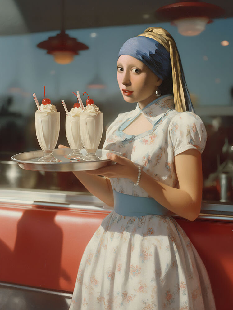 Diner Dream art print by Dikhotomy for $57.95 CAD