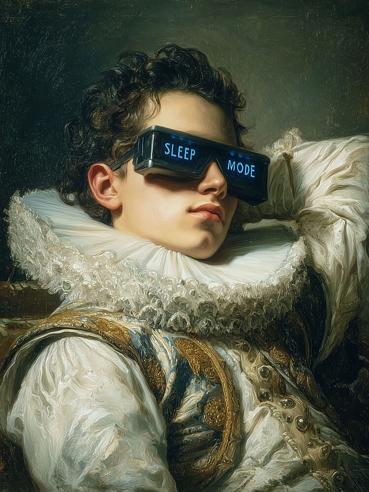Sleep Mode art print by Dikhotomy for $57.95 CAD