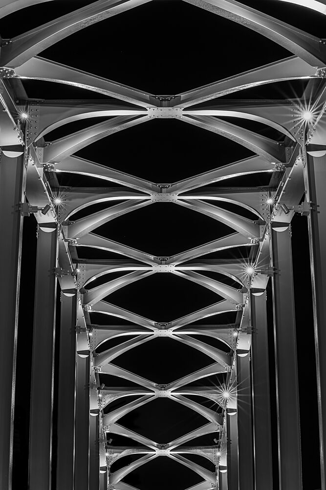 Geometric Night Arches art print by Frank Massa for $57.95 CAD