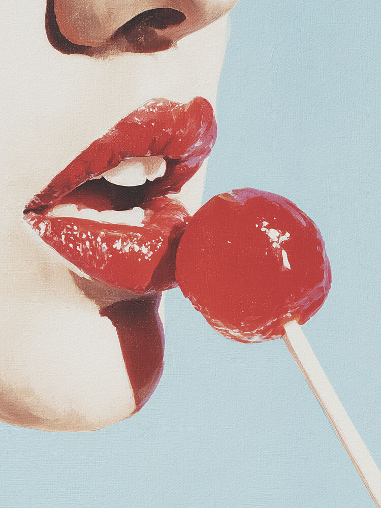 Lollipop Lips art print by Andreas Magnusson for $57.95 CAD