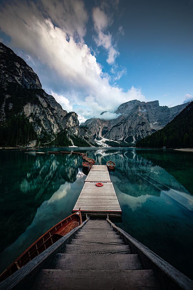 Mountain Lake Reflection art print by Marco Tagliarino for $57.95 CAD