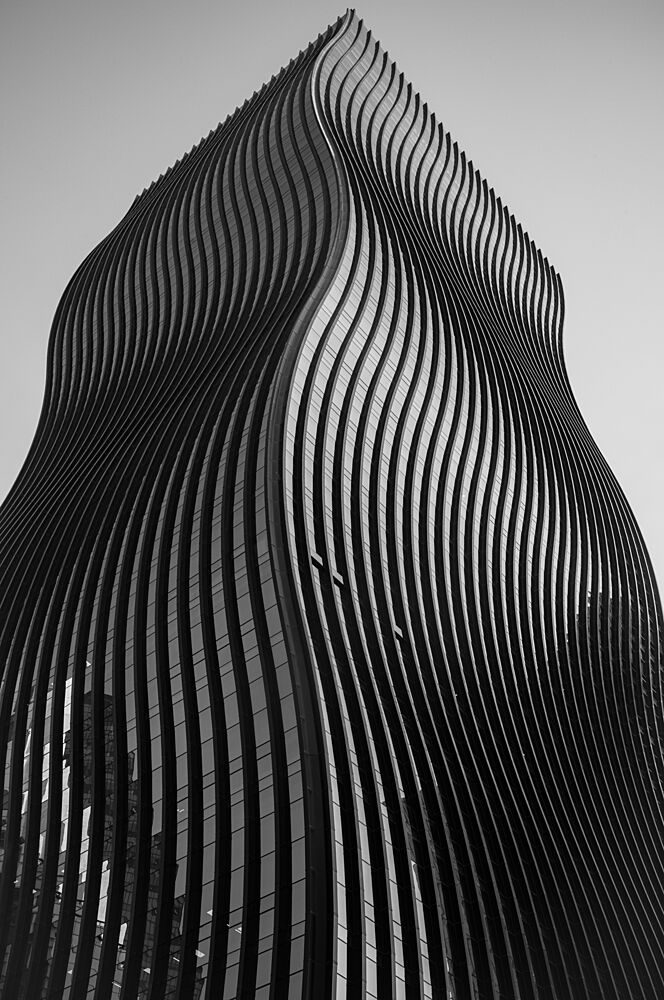 Modern Wavy Architecture art print by Taeyoung Huh for $57.95 CAD
