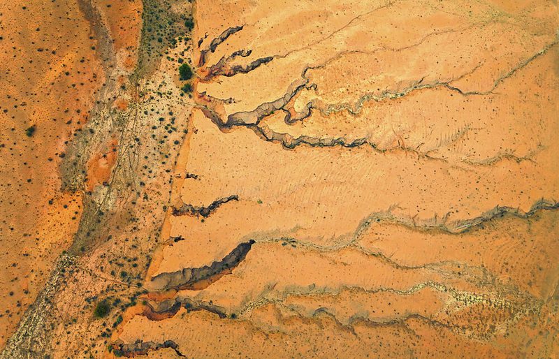 Desert River Patterns art print by Linda Lu for $57.95 CAD