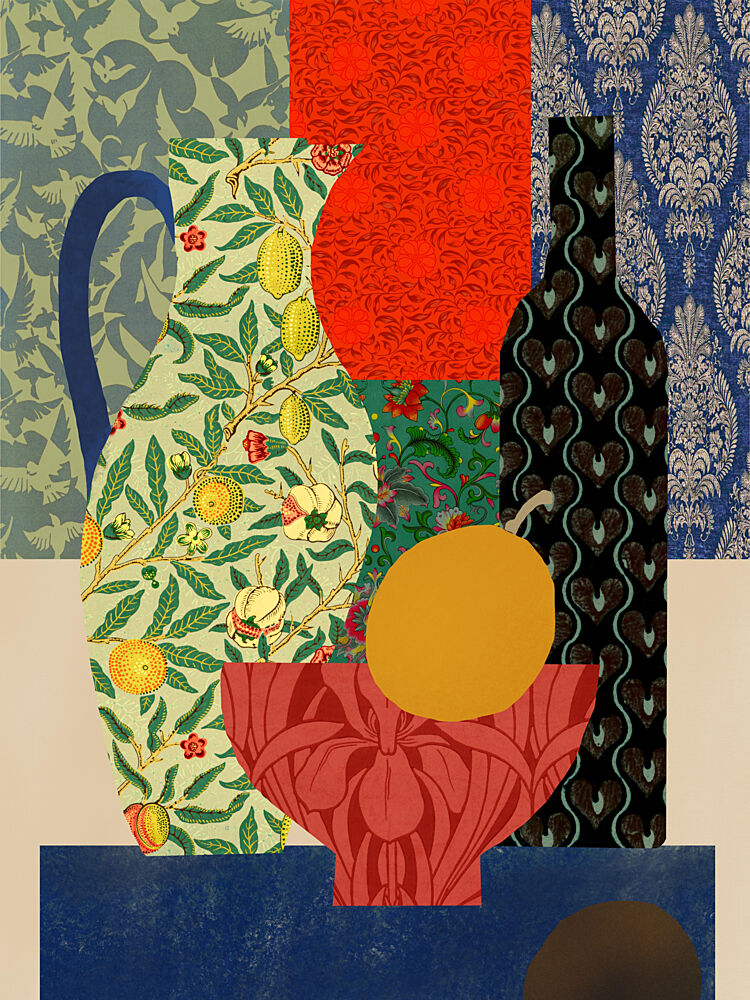 Eclectic Still Life Patterns art print by Little Dean for $57.95 CAD