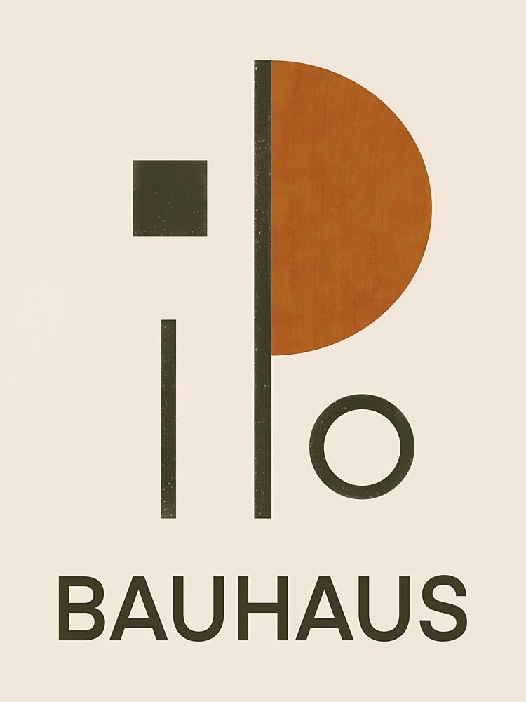 Bauhaus Geometric Shapes art print by Little Dean for $57.95 CAD
