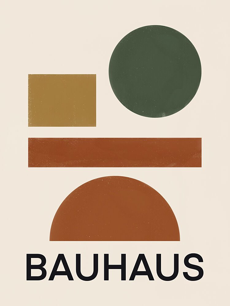 Modern Geometric Balance art print by Little Dean for $57.95 CAD