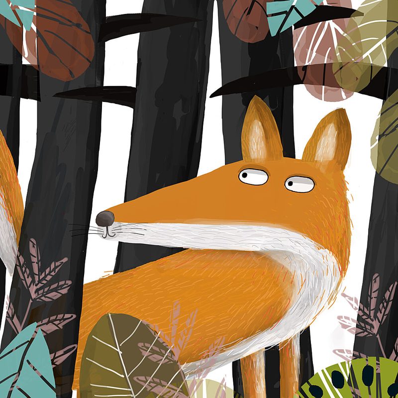 Curious Forest Fox art print by Carla Daly for $57.95 CAD