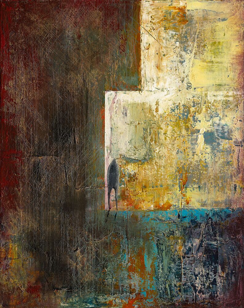 Solitary Figure Abstract art print by Paul Dunkerley for $57.95 CAD