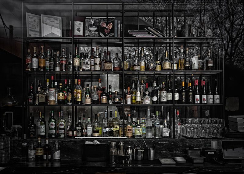 Dark Bar Display art print by The Learning Curve Photography for $57.95 CAD