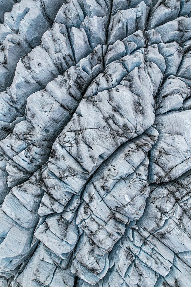 Glacier Ice Patterns art print by Martin Blahak for $57.95 CAD